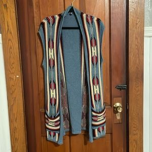 W’s Southwest knit vest, size L